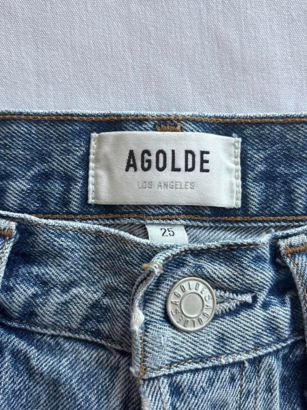 AGOLDE 90's Pinch Waist High Rise Straight Leg Jeans Endless 25